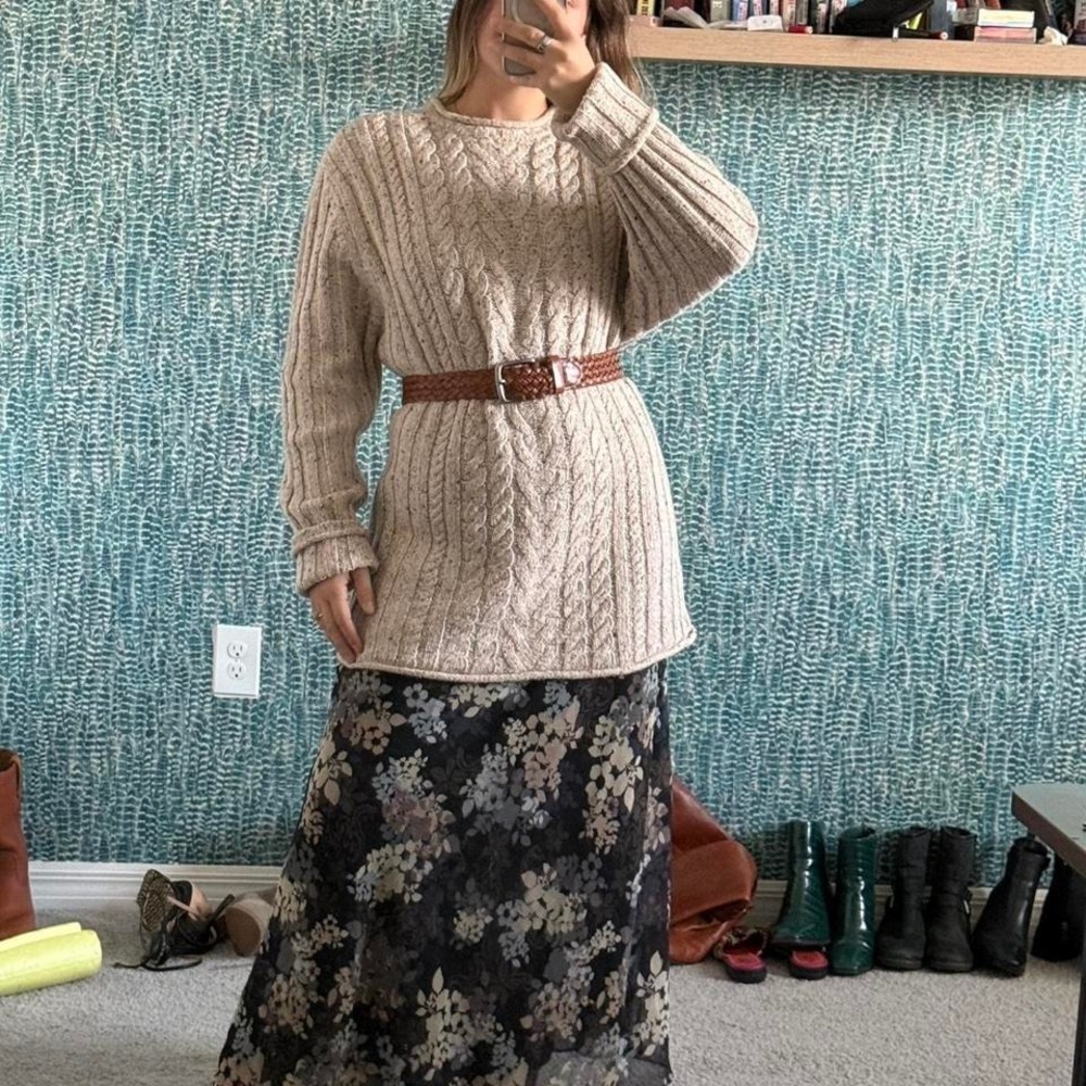 Oversized Eddie Bauer Wool Knit Sweater